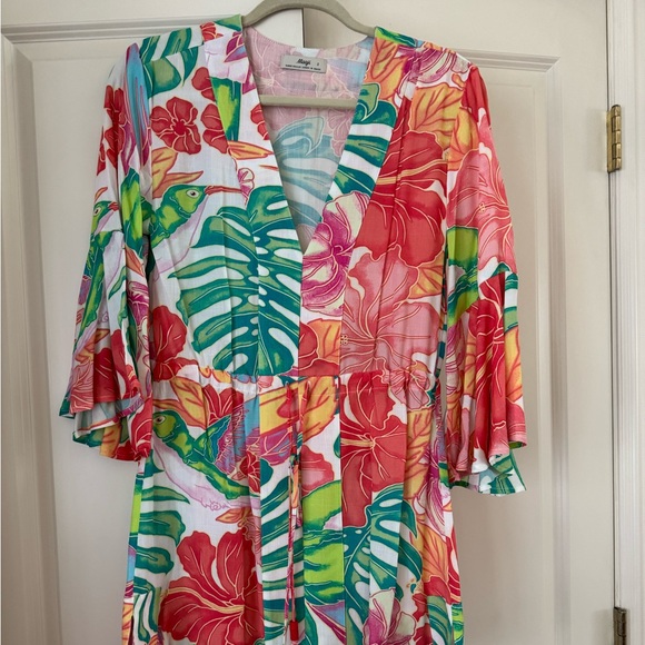 Maaji Multicolor Tropical Print Dress - Picture 1 of 3